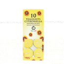 Bougies chauffe-plats parfum citronnelle - 4h Ø38/21 mm (x10) - Les Bougies de France