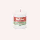 Bougies cylindriques teintées masse rustique - 35h Ø68/80 mm (x4) - Les Bougies de France
