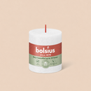 Bougies cylindriques teintées masse rustique - 35h Ø68/80 mm (x4) - Les Bougies de France