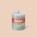 Bougies cylindriques teintées masse rustique - 35h Ø68/80 mm (x4) - Les Bougies de France