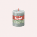 Bougies cylindriques teintées masse rustique - 35h Ø68/80 mm (x4) - Les Bougies de France