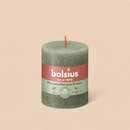 Bougies cylindriques teintées masse rustique - 35h Ø68/80 mm (x4) - Les Bougies de France