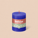 Bougies cylindriques teintées masse rustique - 35h Ø68/80 mm (x4) - Les Bougies de France