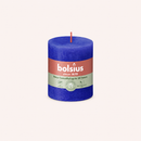 Bougies cylindriques teintées masse rustique - 35h Ø68/80 mm (x4) - Les Bougies de France