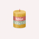 Bougies cylindriques teintées masse rustique - 35h Ø68/80 mm (x4) - Les Bougies de France