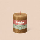 Bougies cylindriques teintées masse rustique - 35h Ø68/80 mm (x4) - Les Bougies de France