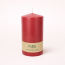 Bougies "pure" 100% naturelles rouges (x12) - Les Bougies de France