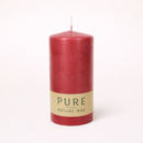 Bougies "pure" 100% naturelles rouges (x12) - Les Bougies de France