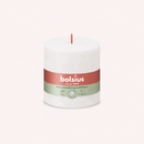 Bougies cylindriques teintées masse rustique • 62h Ø100/100 mm (x3) - Les Bougies de France