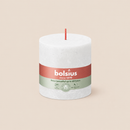 Bougies cylindriques teintées masse rustique - 62h Ø100/100 mm (x3) - Les Bougies de France