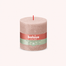 Bougies cylindriques teintées masse rustique • 62h Ø100/100 mm (x3) - Les Bougies de France