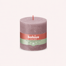 Bougies cylindriques teintées masse rustique • 62h Ø100/100 mm (x3) - Les Bougies de France
