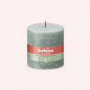 Bougies cylindriques teintées masse rustique • 62h Ø100/100 mm (x3) - Les Bougies de France