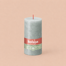 Bougies cylindriques teintées masse rustique - 60h Ø68/130 mm (x4) - Les Bougies de France