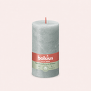 Bougies cylindriques teintées masse rustique - 60h Ø68/130 mm (x4) - Les Bougies de France