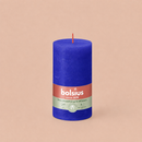 Bougies cylindriques teintées masse rustique - 60h Ø68/130 mm (x4) - Les Bougies de France