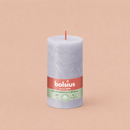 Bougies cylindriques teintées masse rustique - 60h Ø68/130 mm (x4) - Les Bougies de France