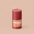 Bougies cylindriques teintées masse rustique - 60h Ø68/130 mm (x4) - Les Bougies de France