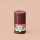 Bougies cylindriques teintées masse rustique - 60h Ø68/130 mm (x4) - Les Bougies de France
