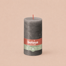 Bougies cylindriques teintées masse rustique - 60h Ø68/130 mm (x4) - Les Bougies de France