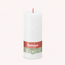 Bougies cylindriques teintées masse rustique - 85h Ø68/190 mm (x4) - Les Bougies de France
