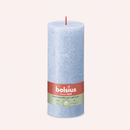 Bougies cylindriques teintées masse rustique - 85h Ø68/190 mm (x4) - Les Bougies de France