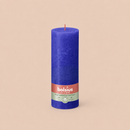 Bougies cylindriques teintées masse rustique - 85h Ø68/190 mm (x4) - Les Bougies de France