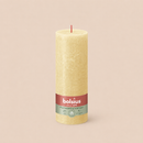 Bougies cylindriques teintées masse rustique - 85h Ø68/190 mm (x4) - Les Bougies de France