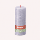 Bougies cylindriques teintées masse rustique - 85h Ø68/190 mm (x4) - Les Bougies de France