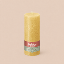 Bougies cylindriques teintées masse rustique - 85h Ø68/190 mm (x4) - Les Bougies de France