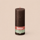 Bougies cylindriques teintées masse rustique - 85h Ø68/190 mm (x4) - Les Bougies de France