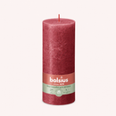 Bougies cylindriques teintées masse rustique - 85h Ø68/190 mm (x4) - Les Bougies de France