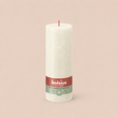 Bougies cylindriques teintées masse rustique - 85h Ø68/190 mm (x4) - Les Bougies de France