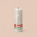 Bougies cylindriques teintées masse rustique - 85h Ø68/190 mm (x4) - Les Bougies de France