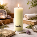 Bougies cylindriques rustique ivoire - Ø100/300 mm (x4) - Les Bougies de France