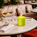 Bougies cylindriques Vertes Anis - Les Bougies de France