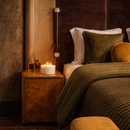 Bougies cylindriques 3 mèches blanc cassé - 60h Ø150/100 mm (x6) - Les Bougies de France