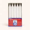 Bougies du Sacré coeur blanches - 6h Ø18/170 mm (50x10) - Les Bougies de France