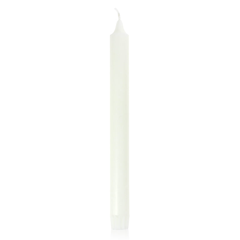 Bougies droite 100% stéarine blanches - 7h Ø22/240 mm (x48) - Les Bougies de France