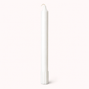 Bougies trouées blanches avec pied cannelé - 7h Ø23/230 mm (x50) - Les Bougies de France