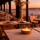 Pots en terre cuite avec recharge parfum citronnelle - 10h  Ø165/45 mm (x6) - Les Bougies de France