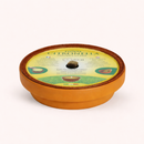 Pots en terre cuite avec recharge parfum citronnelle - 10h  Ø165/45 mm (x6) - Les Bougies de France