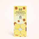 Bougies chauffe-plats parfum citronnelle - 4h Ø38/21 mm (x10) - Les Bougies de France