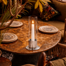 Photophore intemporel argent -  Ø50/250 mm (x1) - Les Bougies de France