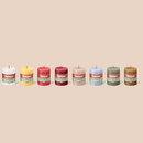 Bougies cylindriques teintées masse rustique - 35h Ø68/80 mm (x4) - Les Bougies de France