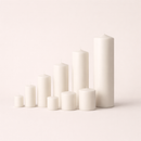 Bougies cylindriques Ivoire - Les Bougies de France