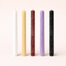 Bougies teintées masse rustique - 13h Ø23/270 mm (x9) - Les Bougies de France