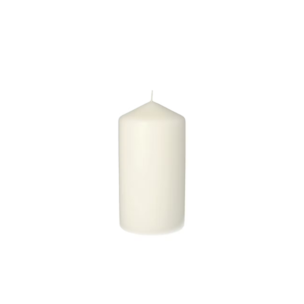 Bougies cylindriques Blanches Anti-Odeurs