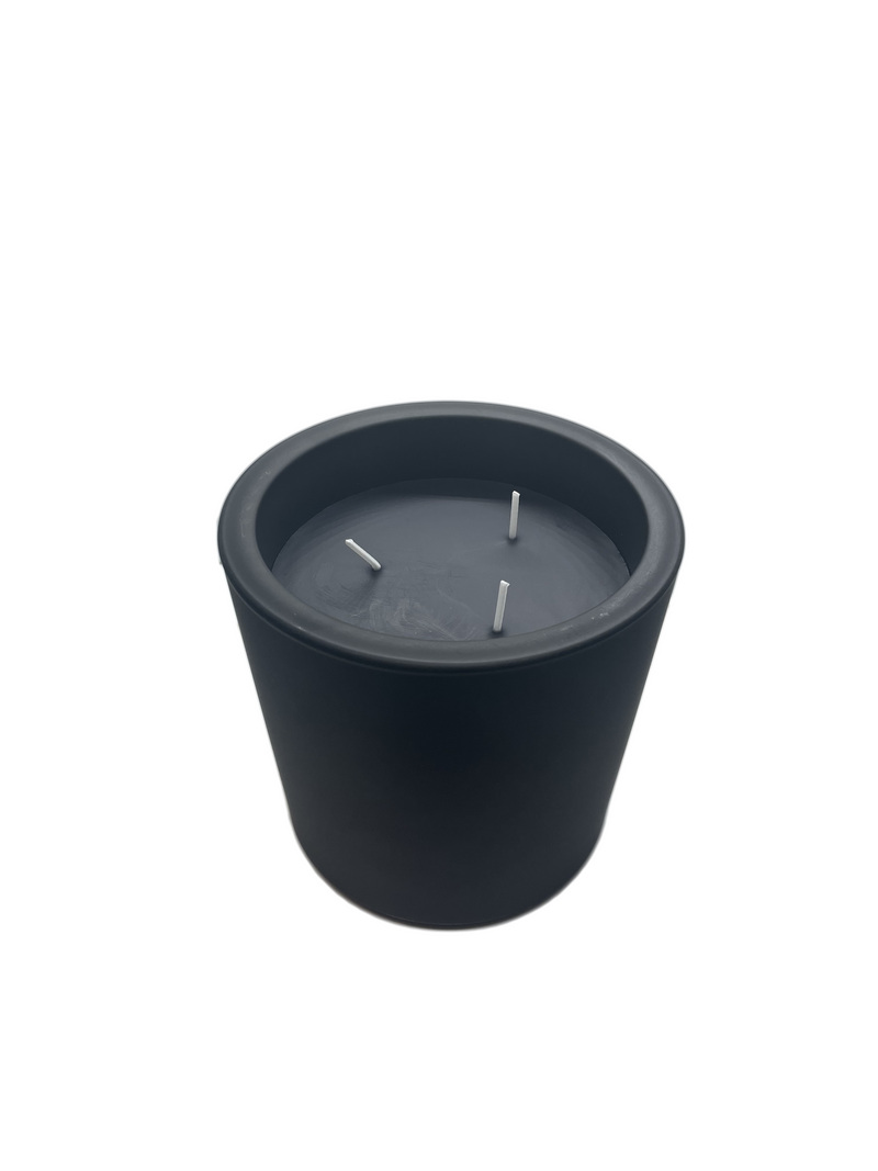 Bougies "Maxi Light" 3 mèches parfum Forêt Sacré - 60h Ø120/115 mm (x6) - Les Bougies de France