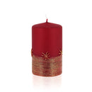 Bougie cylindrique Emira 36h rouge